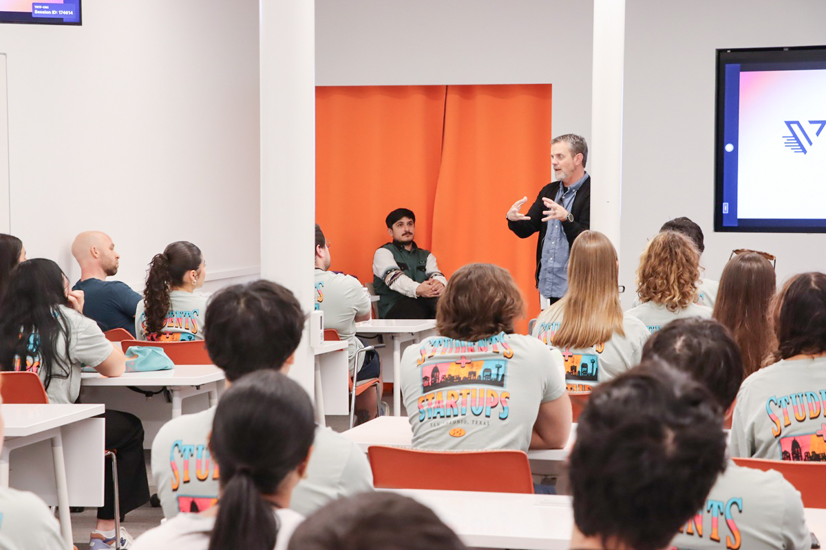 Students + Startups interns visiting VelocityTX during immersion week